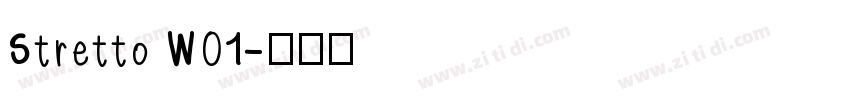 Stretto W01字体转换